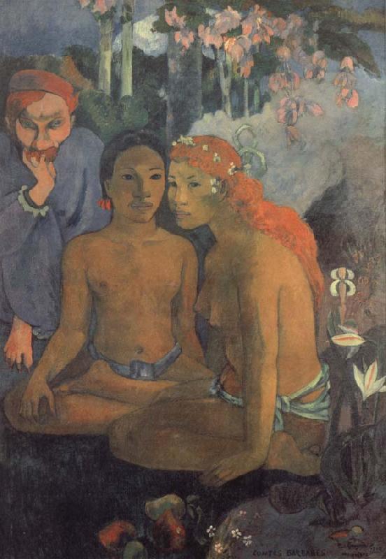 Paul Gauguin Contes Barbares oil painting image